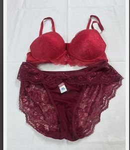 Red Lace Bra & Panty Set