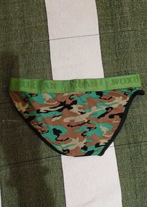 Green Army print Woxuan Mens Innerwear