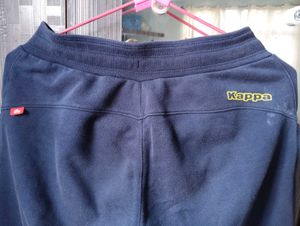 Navy Blue Joggers with Yellow Drawstring