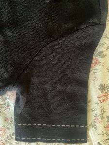 Stylish Black Button-Up Top