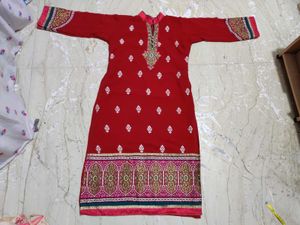 Pakistani Red Wine Colour Kurta