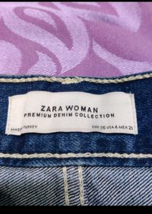 (Zara women)Wide Leg Denim Jeans