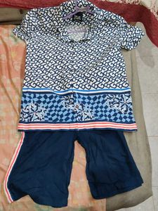 Stylish Boys’ 2-Piece Set – Shirt + Shorts