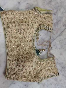 Embellished Golden Blouse