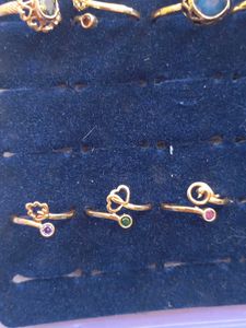 Set of 3 Cute Gold Rings