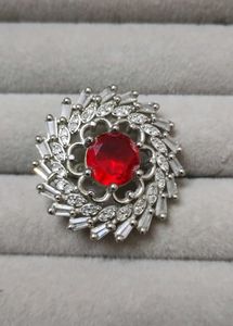 Stunning Red Stone Statement Ring