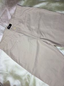 Beige Bootcut pant