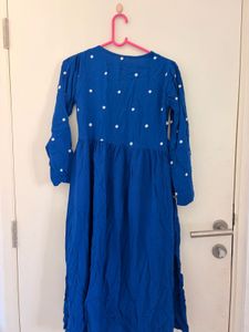 Vibrant Blue Kurta Set (co-ord se