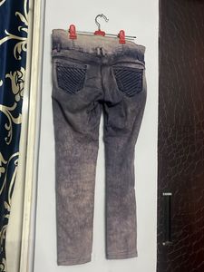 Purple Wash Jeans - Size Medium