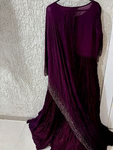 Elegant Beaded Ethnic Gown