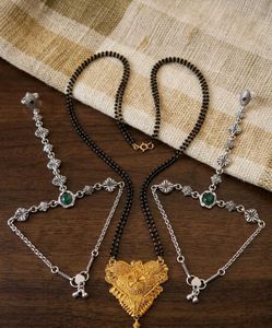 Elegant Gold & Silver Mangalsutra Set