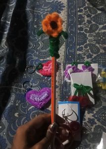 Cute Teddy Bear Keychain handmade