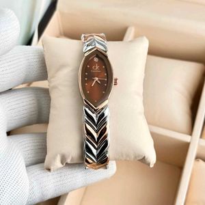 CK Green Face Rose Gold Watch