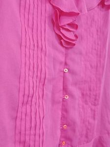 Pink Ruffle Top