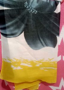 Chiffon Floral Print Dupatta