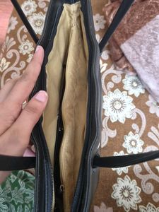 LINO PERROS Grey Tote Bag