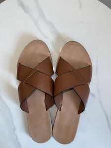Stylish Brown Leather Sandals