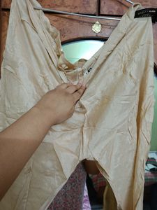 Unused Moti/off white colour Anarkali suit