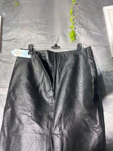 Classic original  Black Leather Skirt