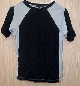 Forever 21 Back-Cut Colorblock T-Shirt