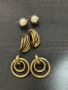 Preloved (Slightly Faded) 3 Earrings Set