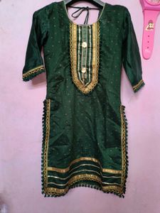 Elegant Green Kurta Set with Sharara 🌸💞