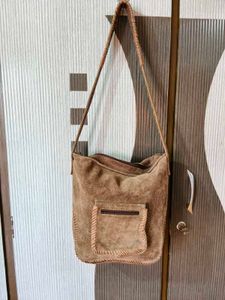 Suede Boho Crossbody Bag
