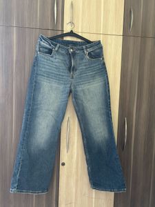 10 H&amp;M High Waist straight jeans