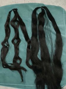 Dark Brown and Black artificial Hair Braids