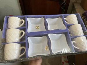 New White Cup &amp; Bowl Gift Set