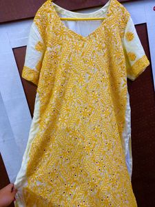 Mango Colour Salwaar Suit