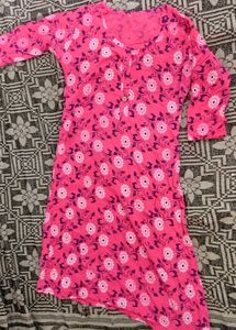 straight pink kurta💗