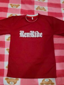 Men's Red 'Ren Ride' Graphic T-Shirt