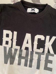 Black &amp; White Sweatshirt