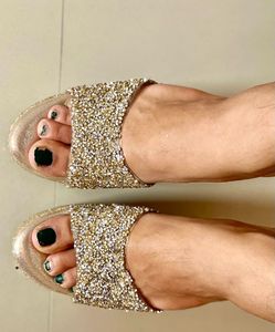 Golden Wedges Bridal For Women