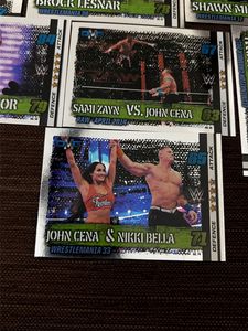 WWE Topps Slam Attax Silver Foil Card Set