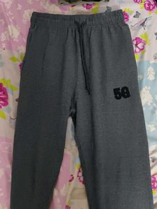 Men's Grey Joggers with "50" Print