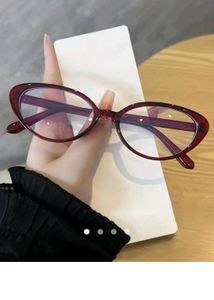 Red Cat-Eye Eyeglasses