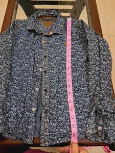 PRINTED navy Blue Boys SHIRT