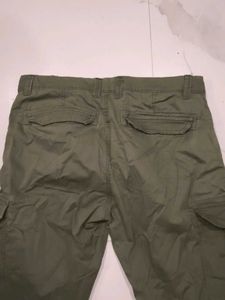 Olive Green Cargo Pants -Zudio