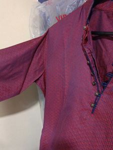 manyavar maroon Kurta