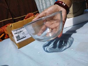 2 combo Glass Bowls