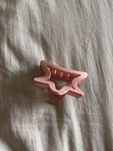 Cute Pink Star Hair Claw Clip