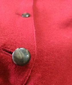 Premium Chic Red Textured Jacket Women Blazer
