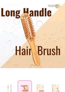 Wooden Handle Hair Brush