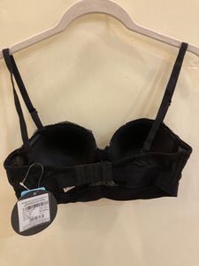 Clovia Women Balconette Lightly Padded Bra (Black)