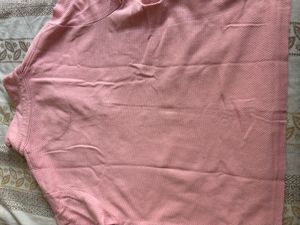 woMen Pink Polo T-Shirt