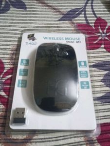 Wireless Mouse Black with wifi receiver