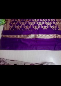 New purple Pattu Silk Heavy Saree