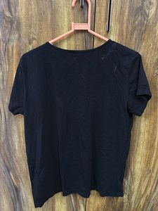 Basic Black V-Neck T-Shirt